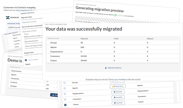 Help Desk Migration free trial Help Desk Migration free trial